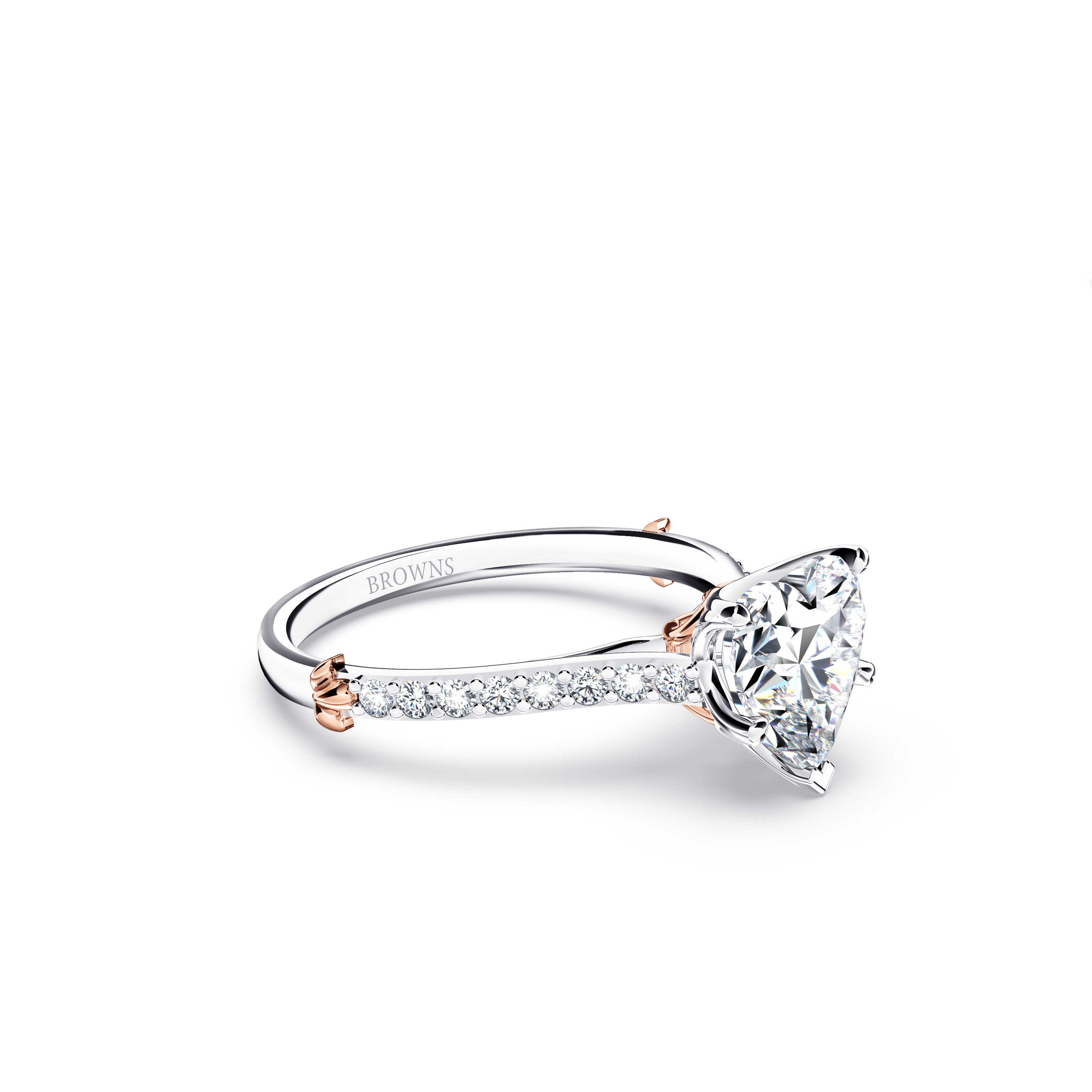 Queen of My Heart Heart Diamond Ring