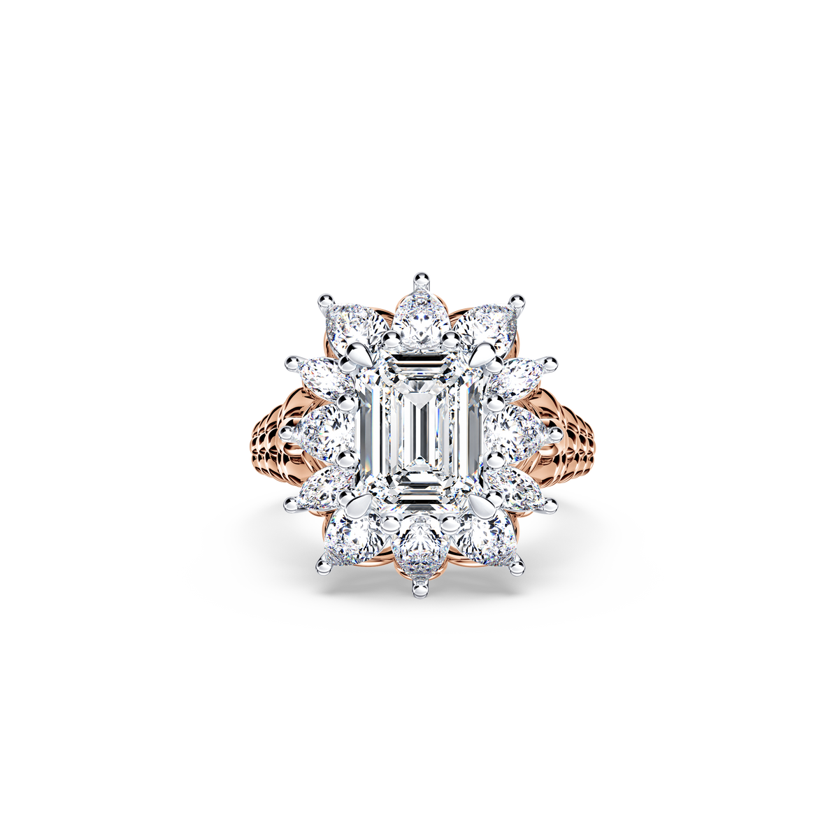 FIRE AND ICE DIAMOND RING