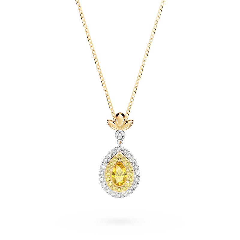 Original Angel Yellow Diamond Necklace