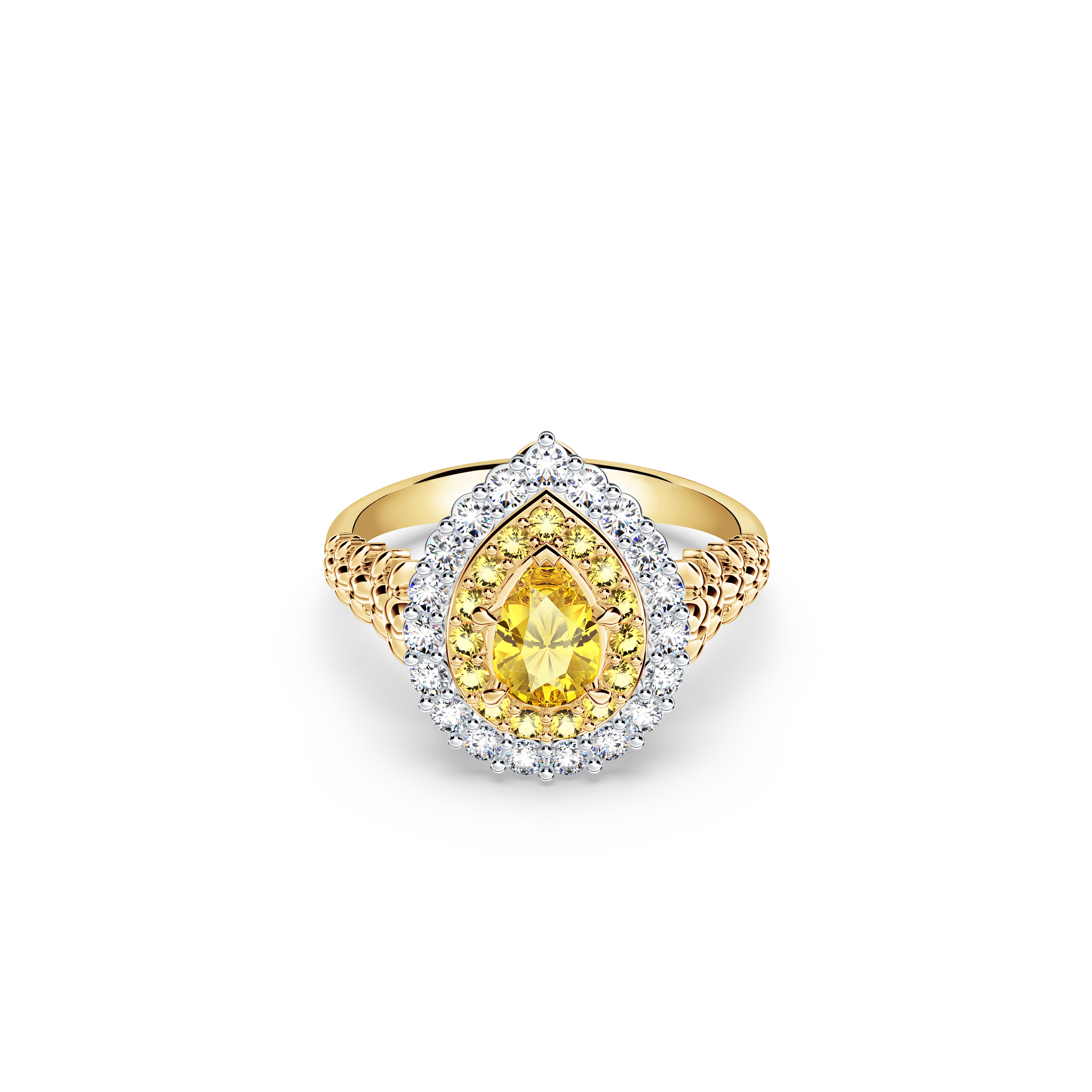 Original Angel Yellow Diamond Ring