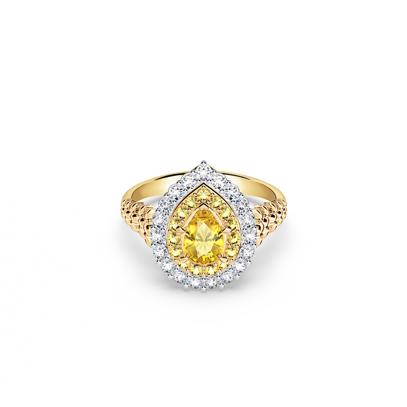 Original Angel Yellow Diamond Ring