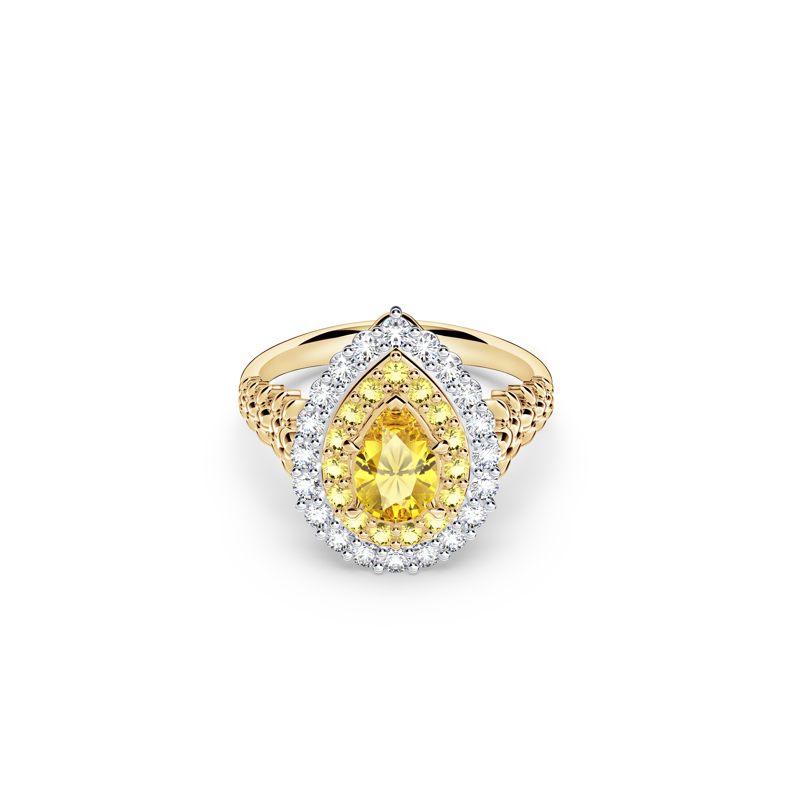 Original Angel Yellow Diamond Ring
