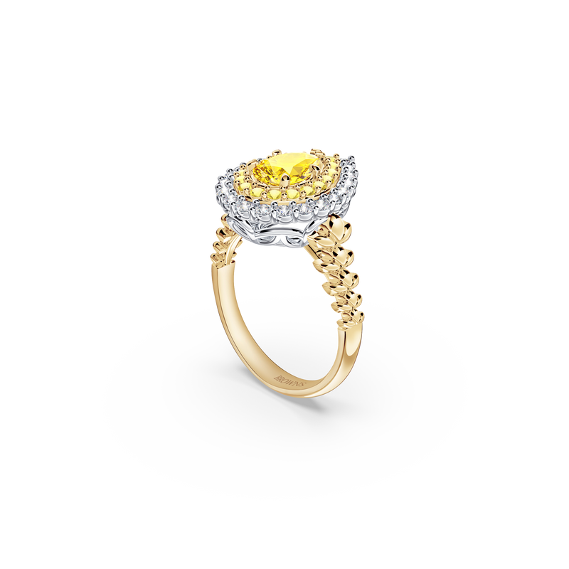 Original Angel Yellow Diamond Ring
