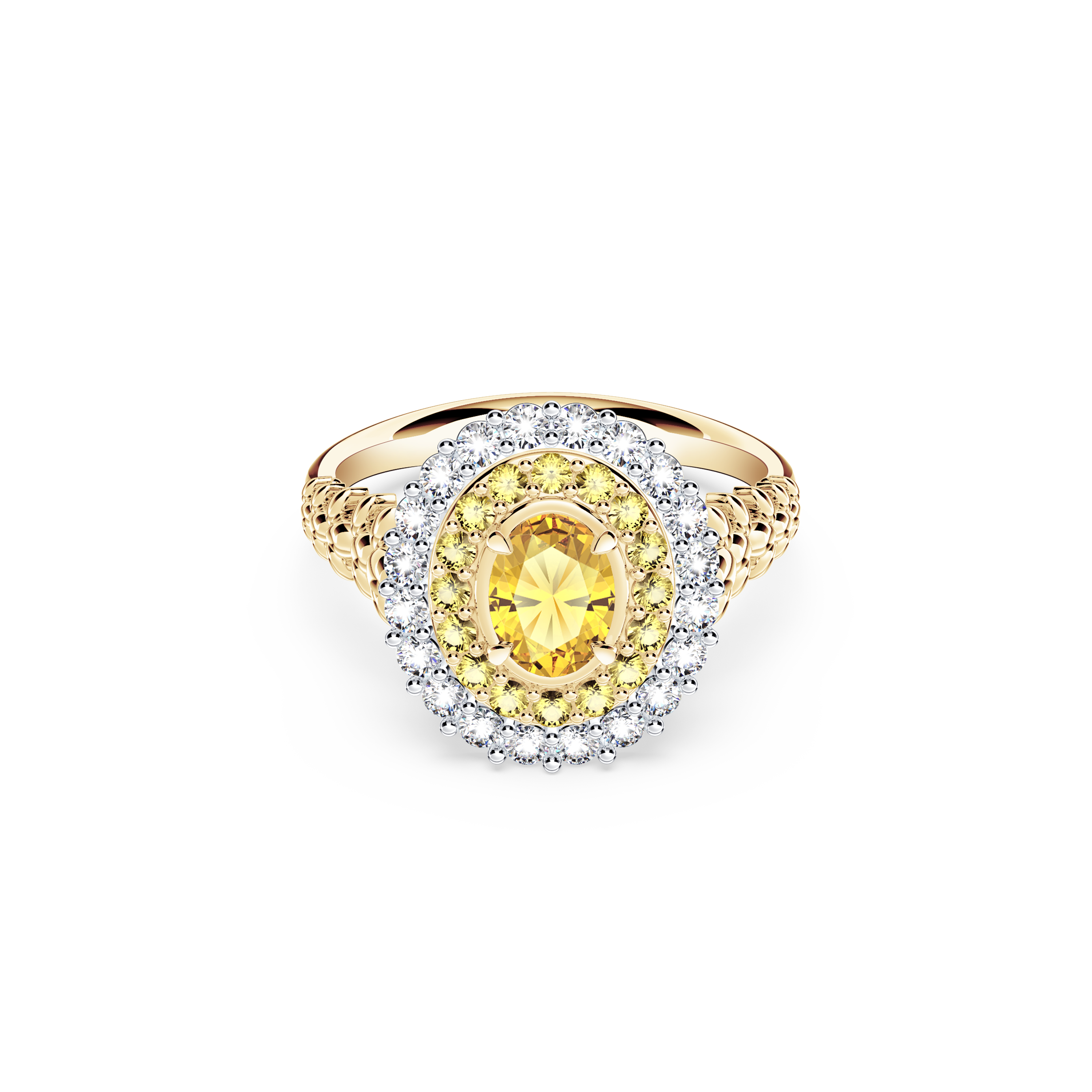 Original Angel Yellow Diamond Ring