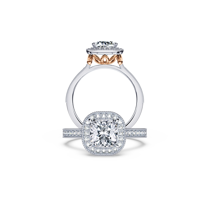 Vintage Cushion Diamond Ring