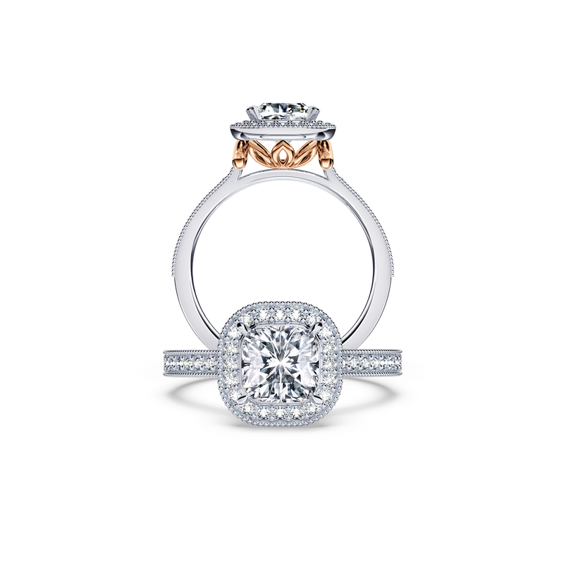 Vintage Cushion Diamond Ring
