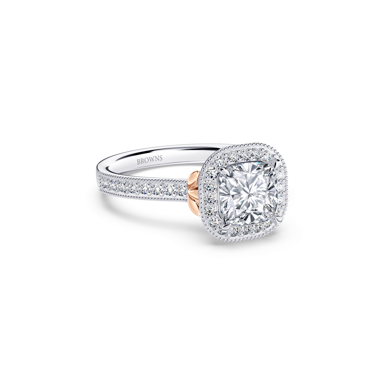 Vintage Cushion Diamond Ring