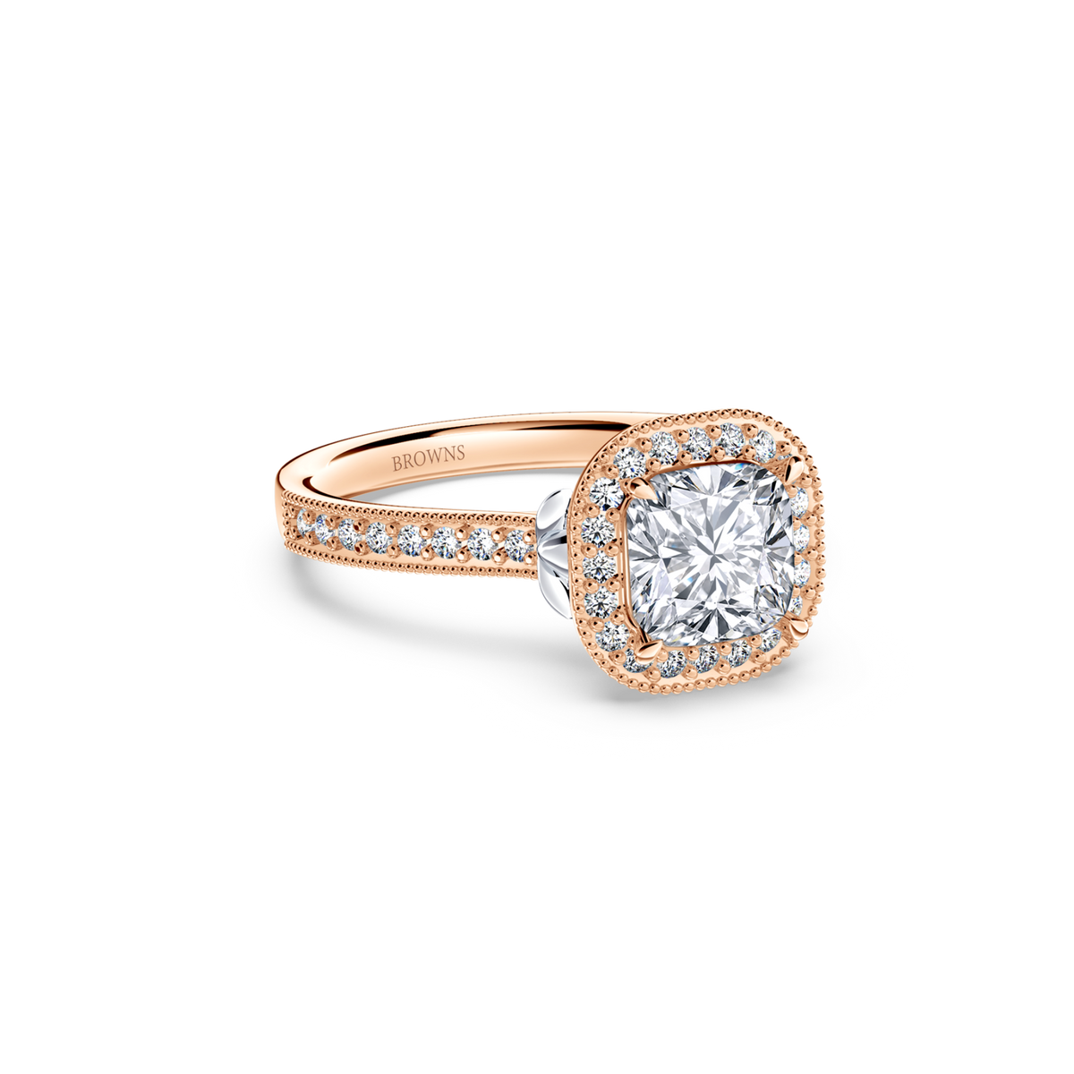 Vintage Cushion Diamond Ring