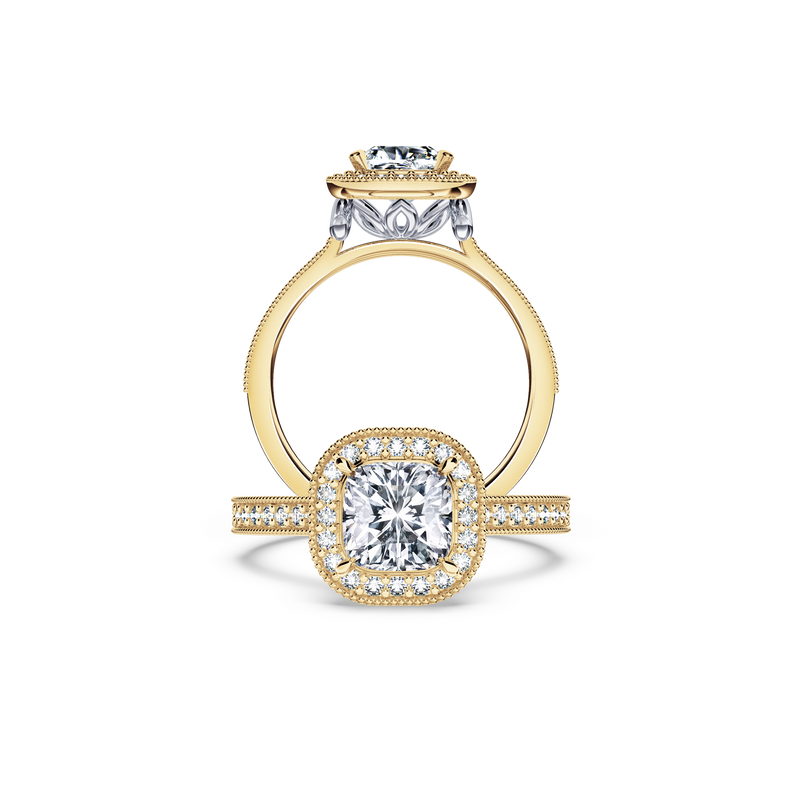 Vintage Cushion Diamond Ring