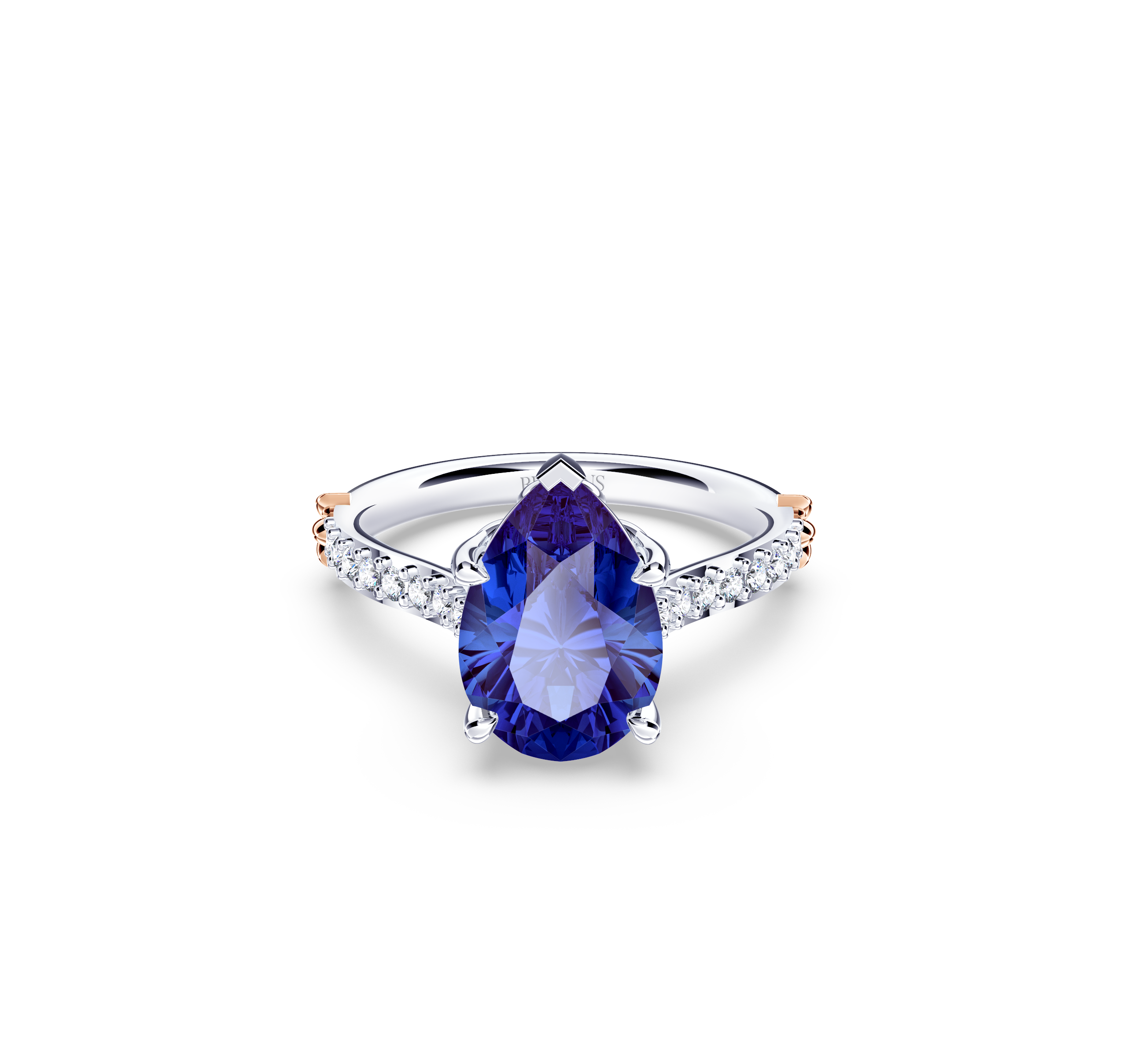 Royal Tanzanite and Diamond Ring