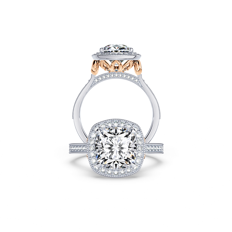 Vintage Cushion Diamond Ring