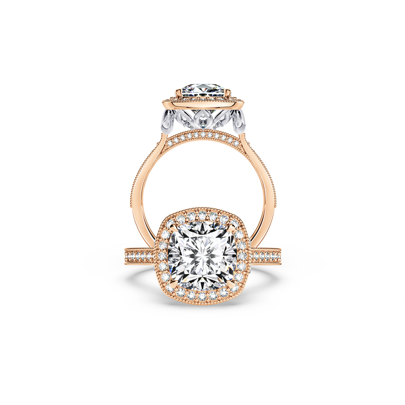 Vintage Cushion Diamond Ring