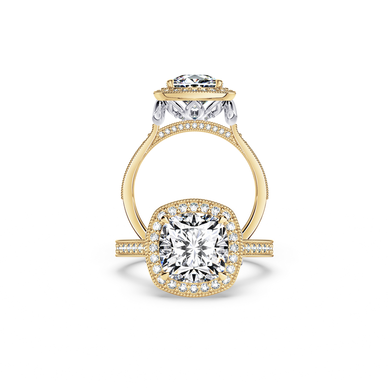 Vintage Cushion Diamond Ring