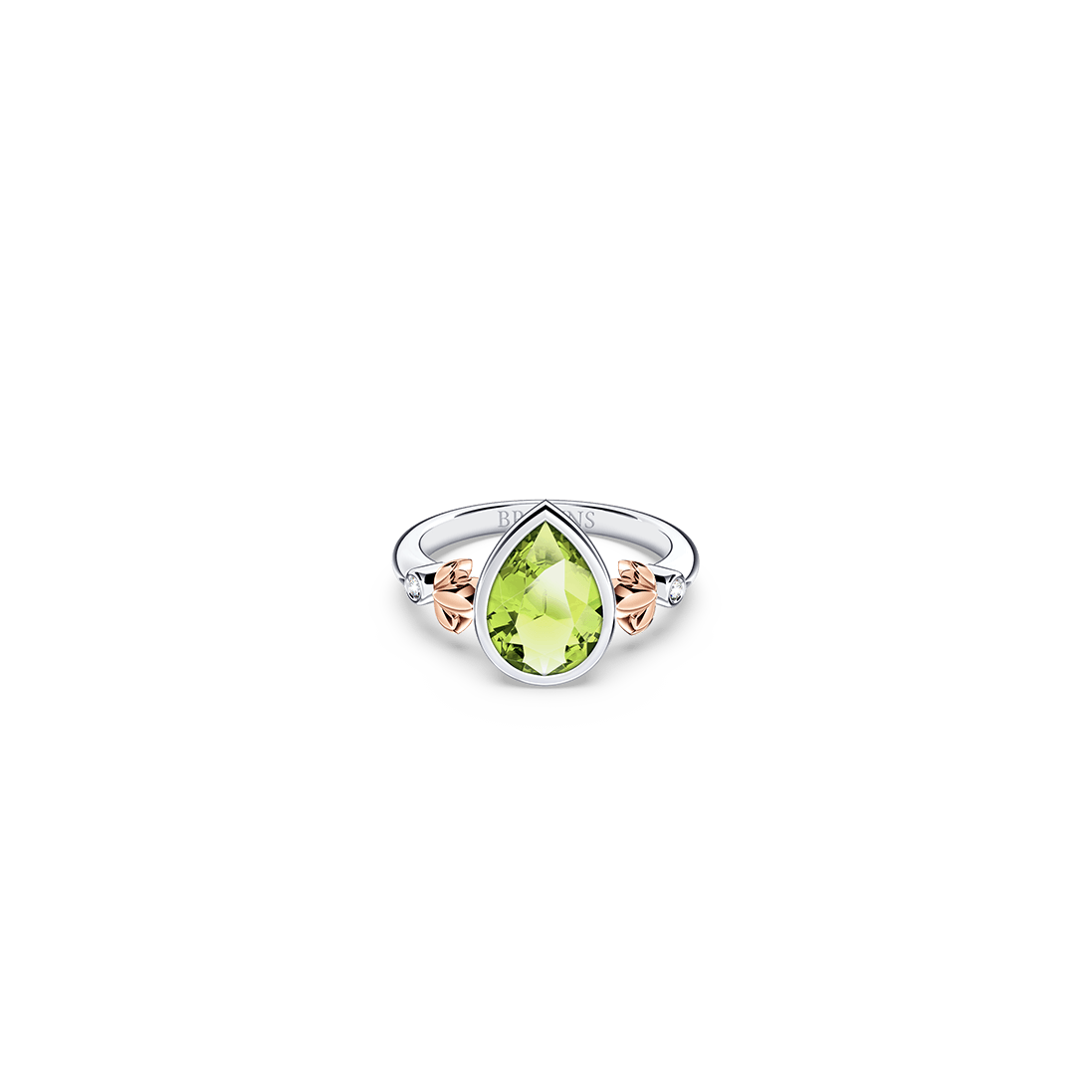 My First Angel Peridot and Diamond Ring