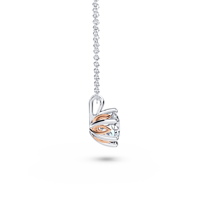 Protea Diamond Solitaire Necklace