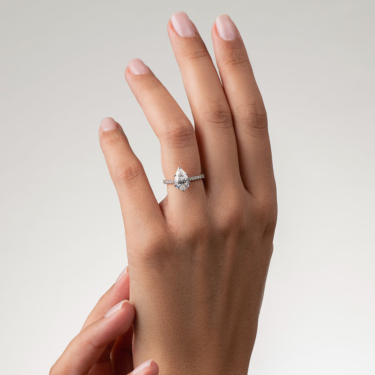 Queen of My Heart Pear Diamond Ring