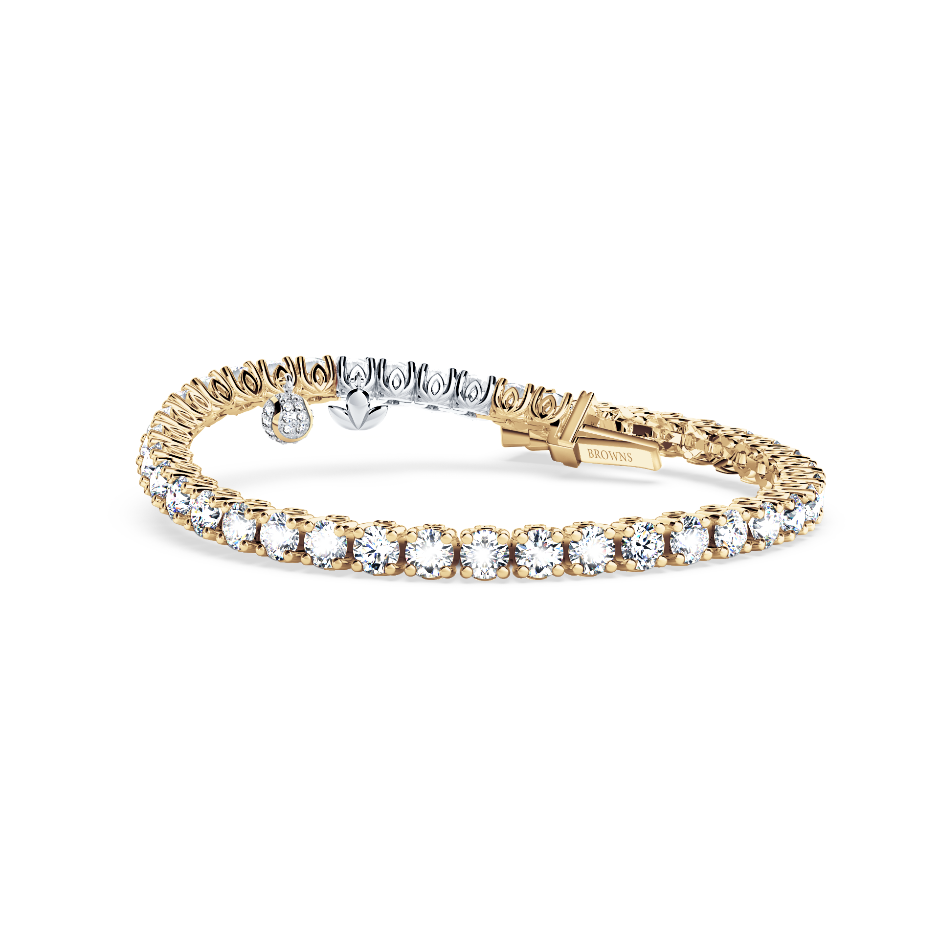 Browns Diamond Tennis Bracelet - Grand