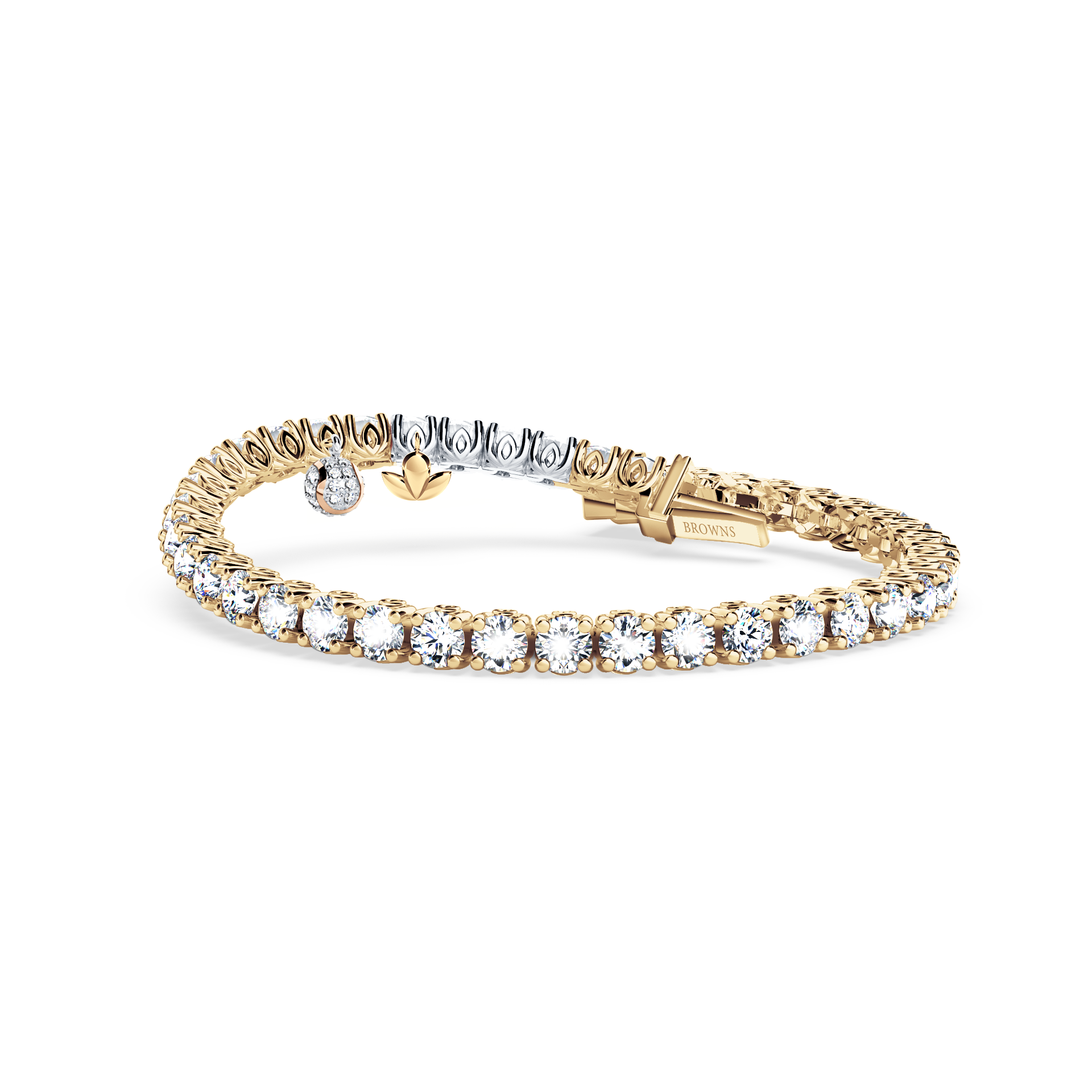 Browns Diamond Tennis Bracelet - Grand