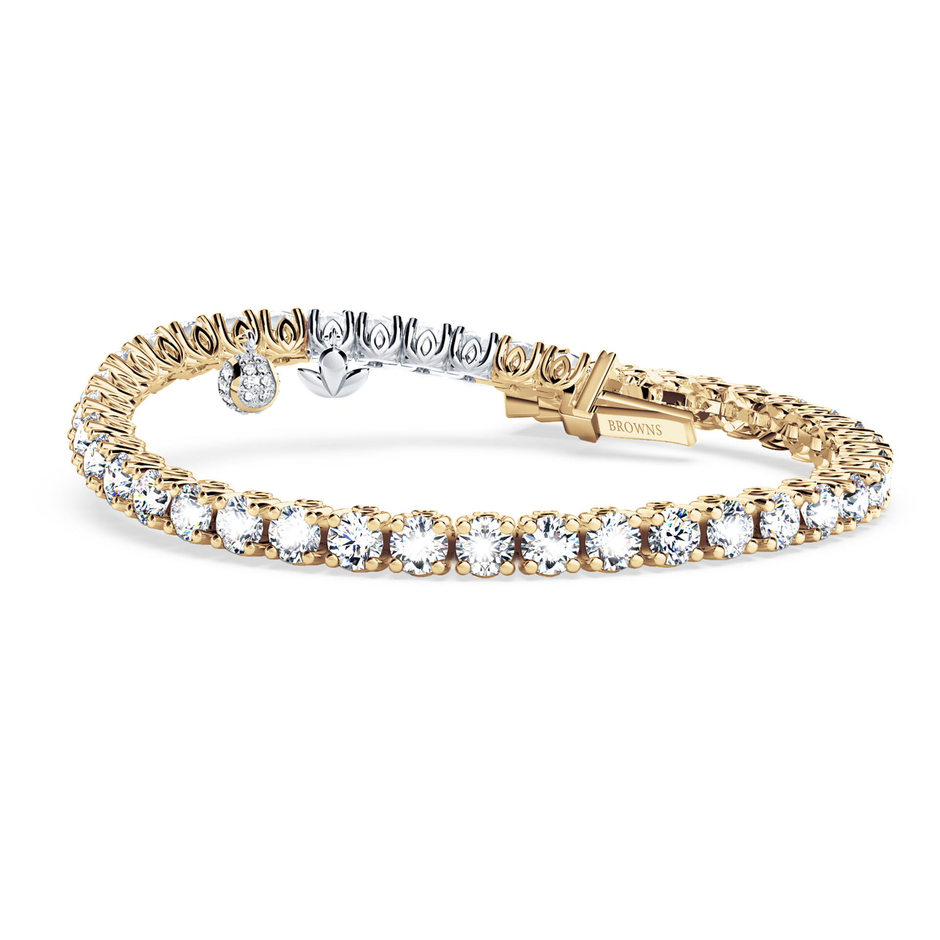 Browns Diamond Tennis Bracelet - Grand
