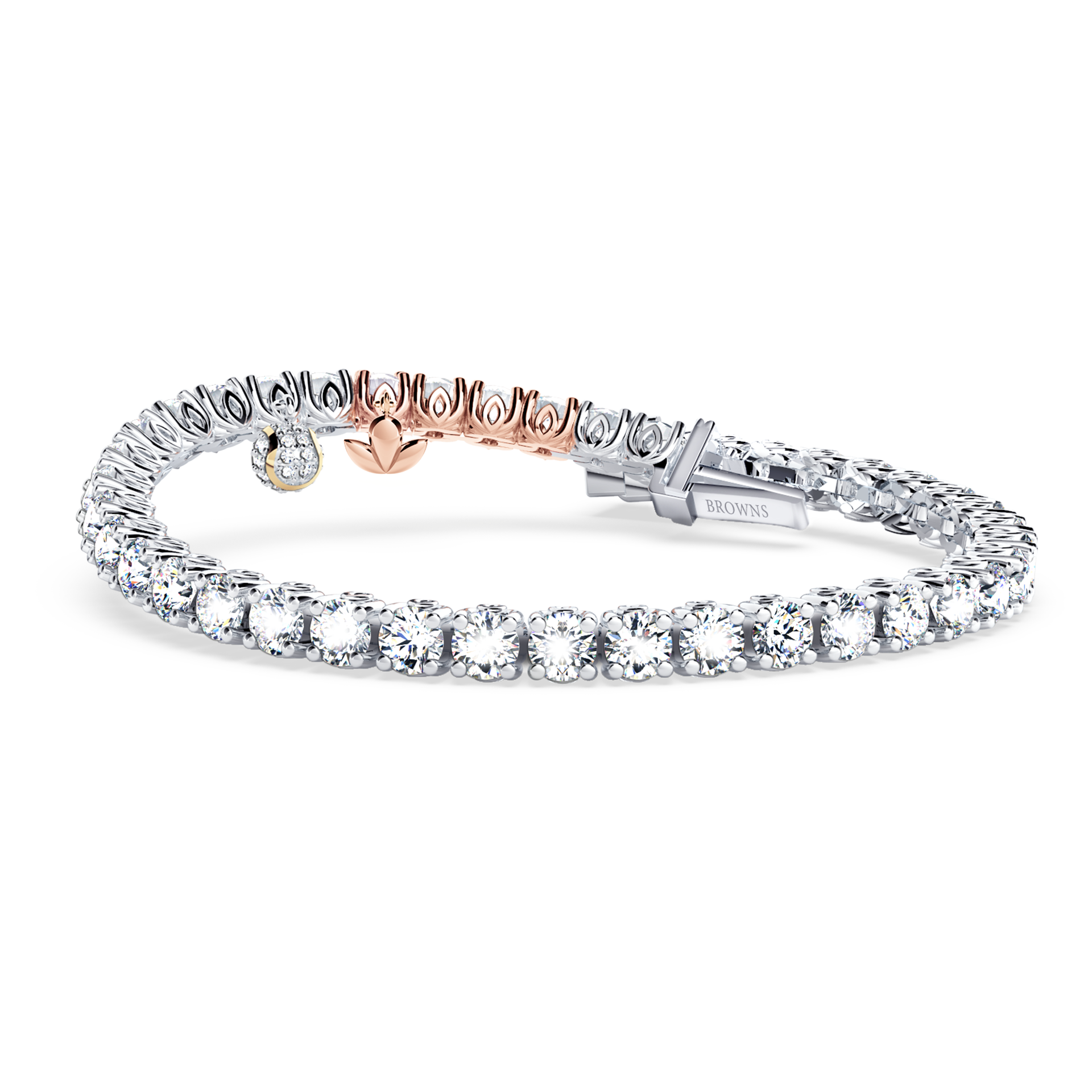 Browns Diamond Tennis Bracelet - Grand
