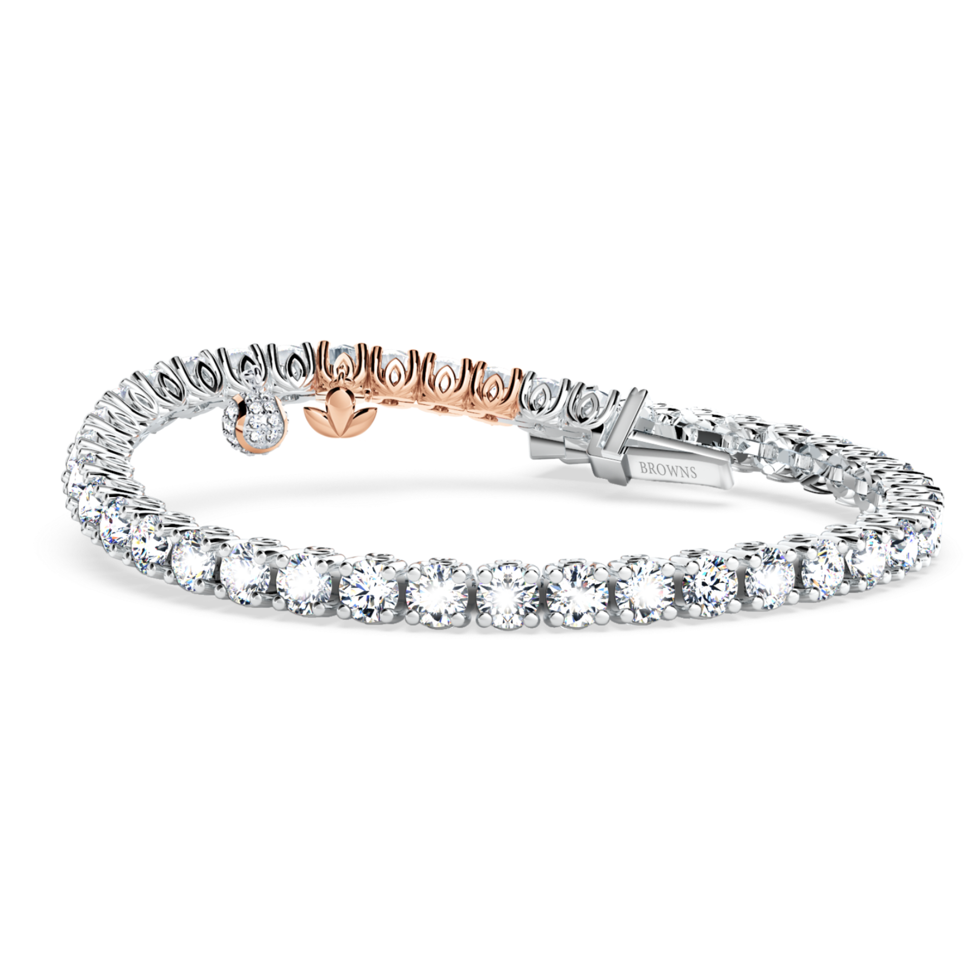 Browns Diamond Tennis Bracelet - Grand