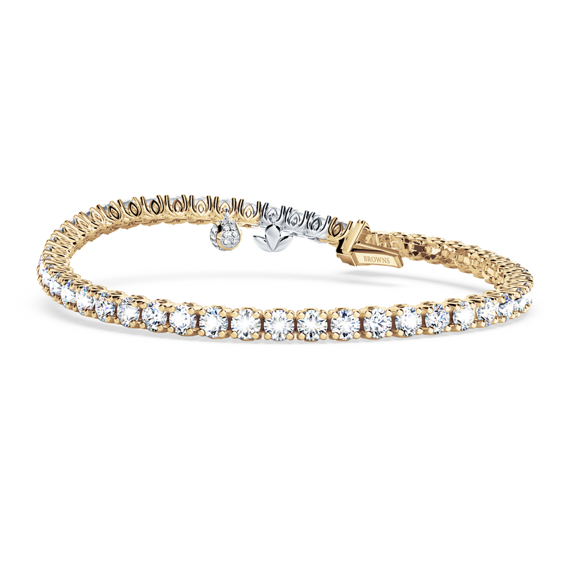 Browns Diamond Tennis Bracelet - Large