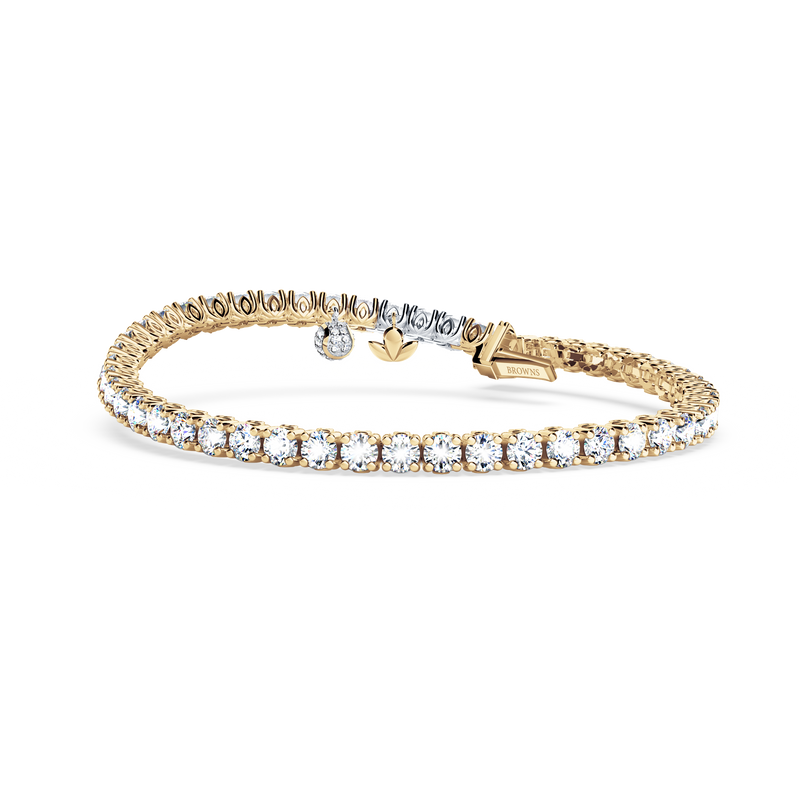 Browns Diamond Tennis Bracelet - Large