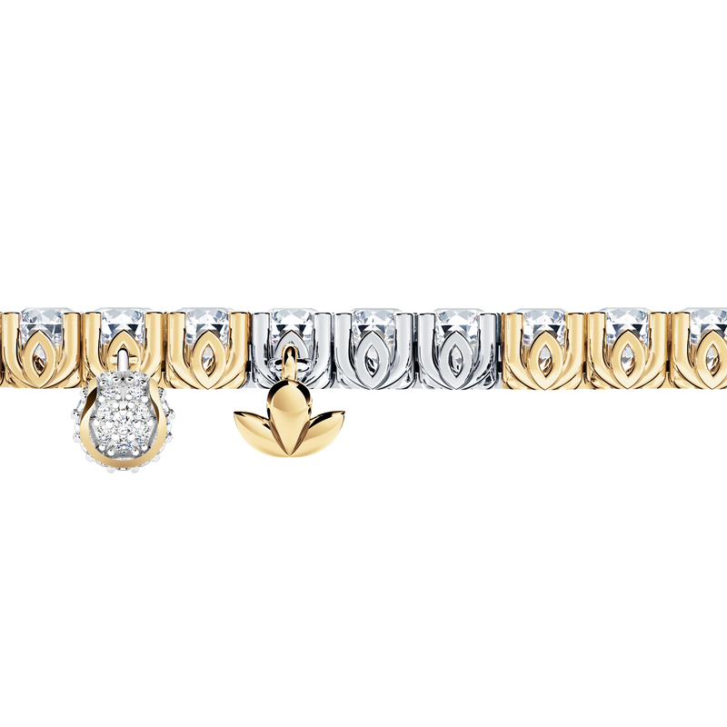 Browns Diamond Tennis Bracelet - Large