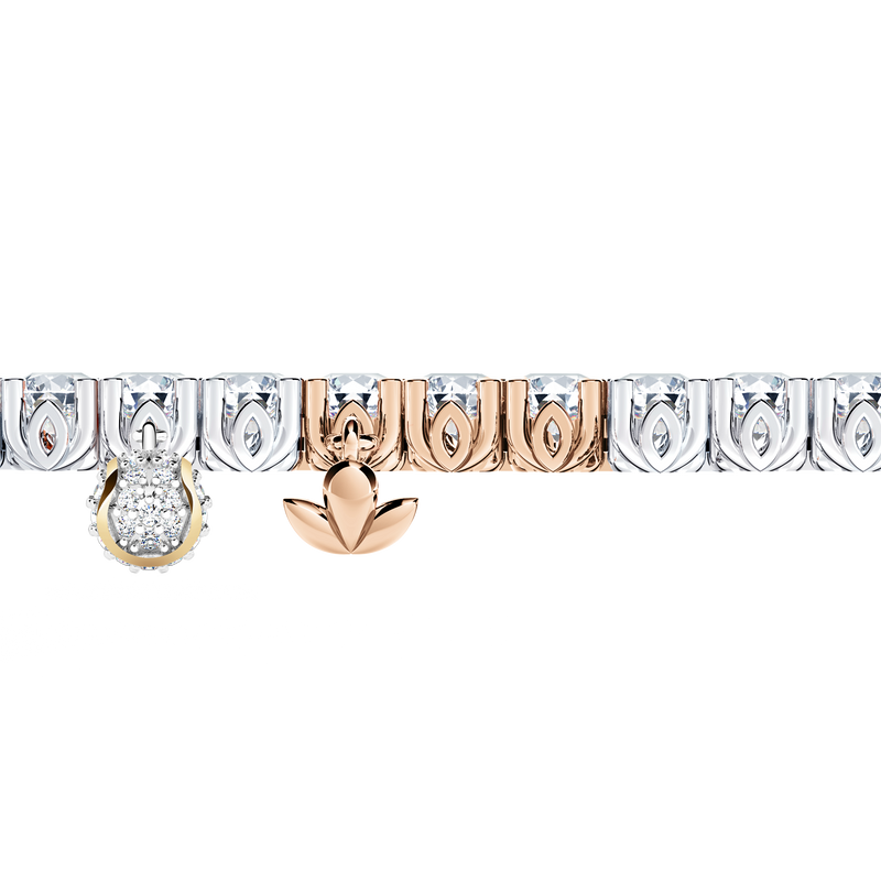 Browns Diamond Tennis Bracelet - Large