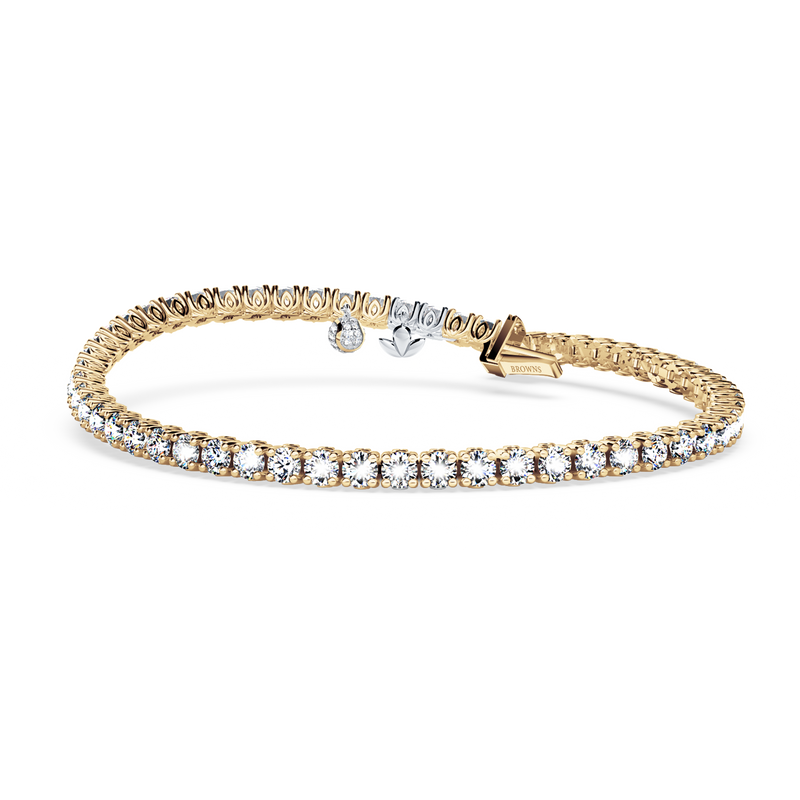 Browns Diamond Tennis Bracelet - Medium