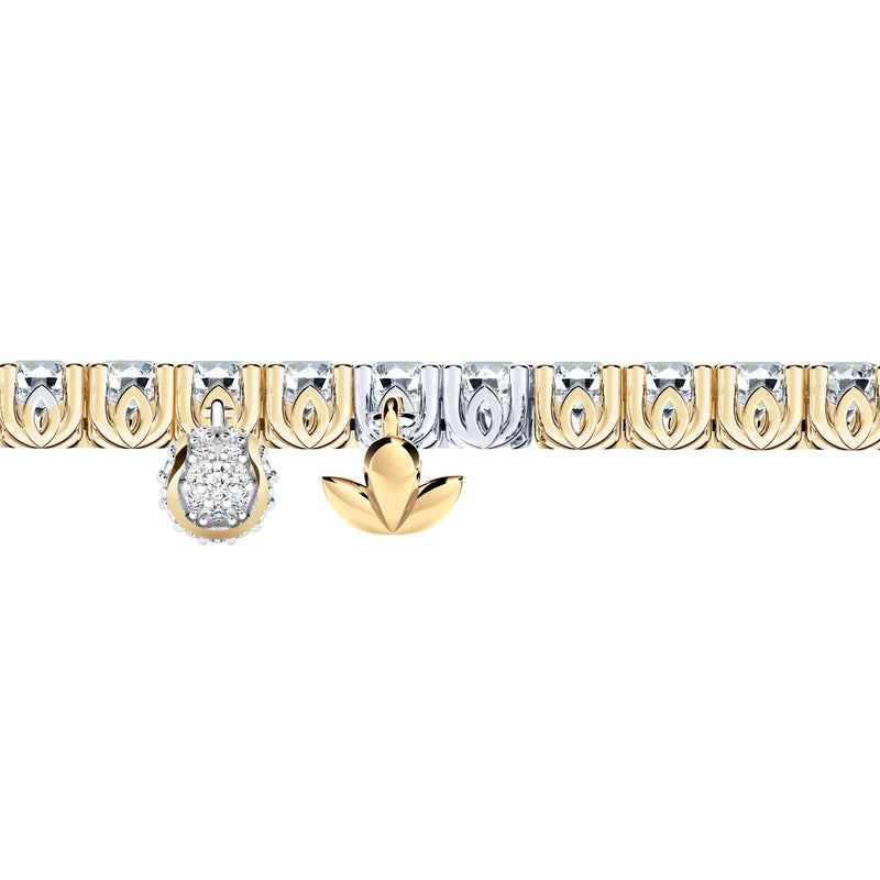 Browns Diamond Tennis Bracelet - Medium