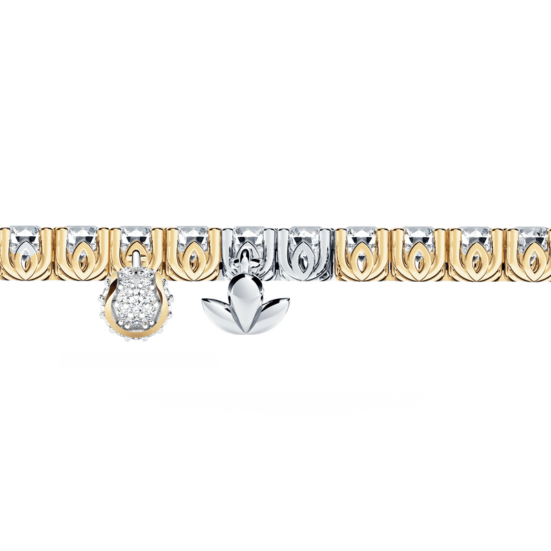 Browns Diamond Tennis Bracelet - Medium