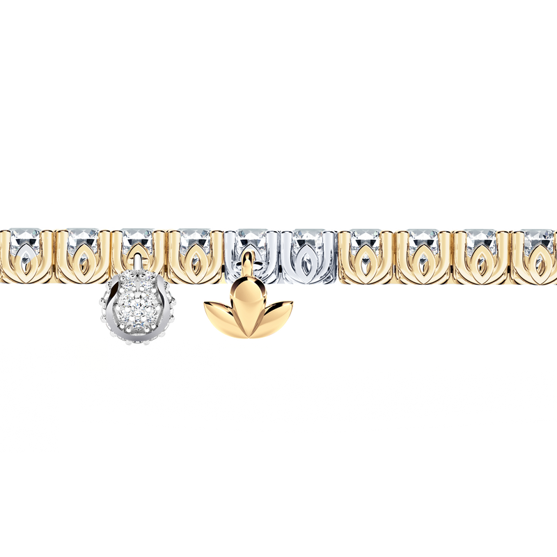 Browns Diamond Tennis Bracelet - Medium