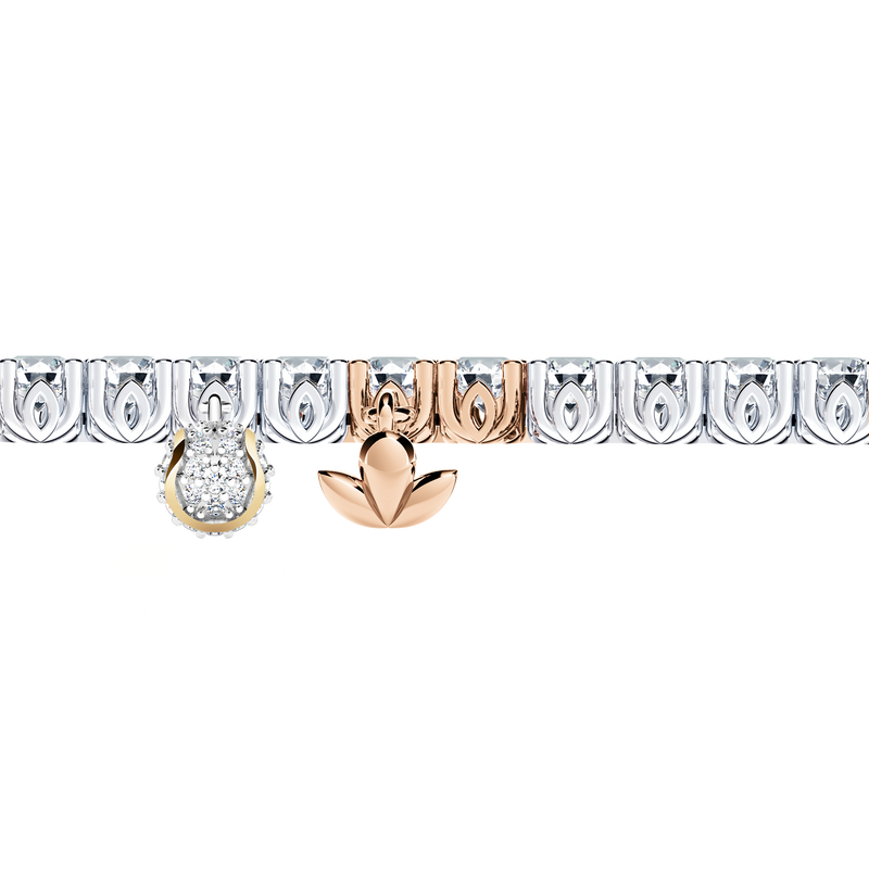 Browns Diamond Tennis Bracelet - Medium