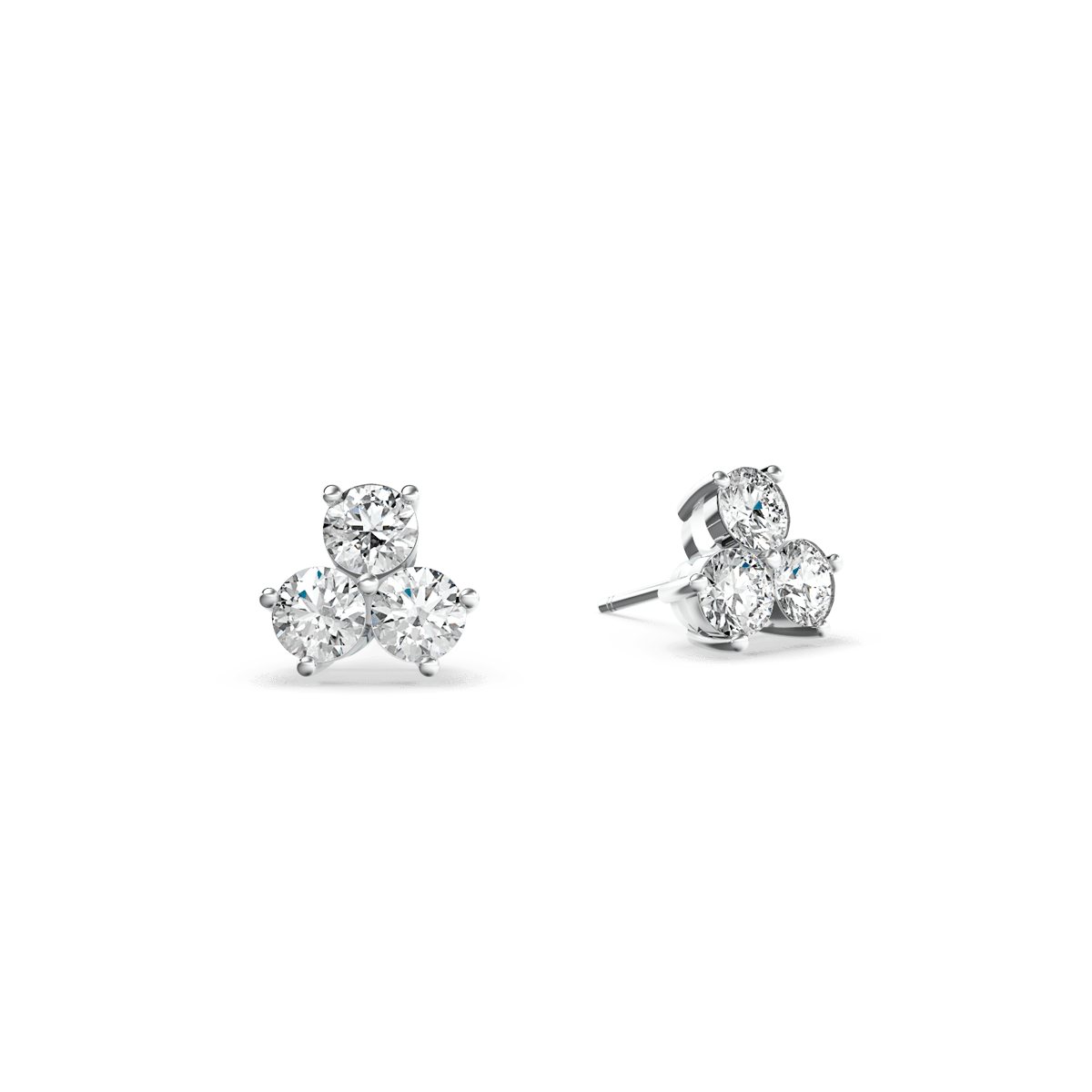 Browns Trilogy Diamond Earrings - Small