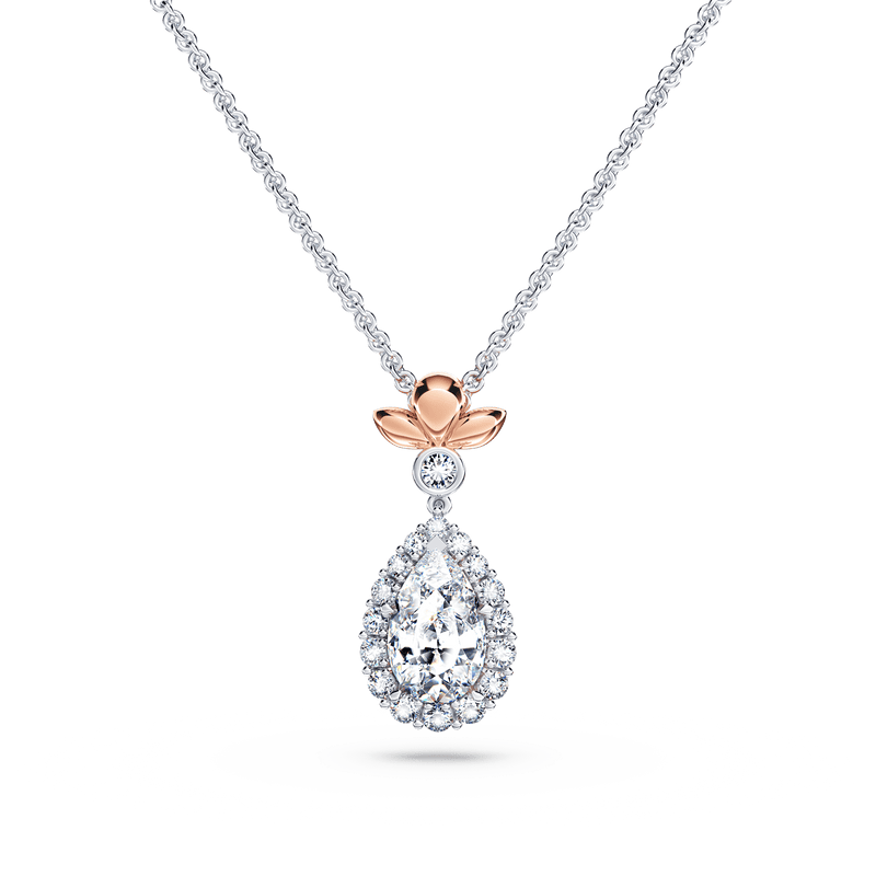 Original Angel Halo Diamond Necklace - Large