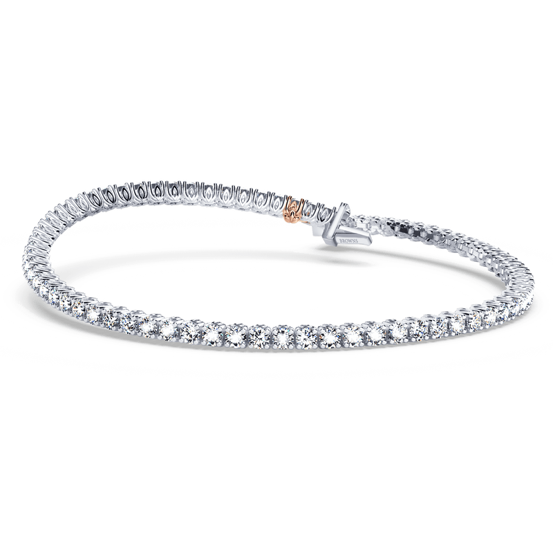 Browns Diamond Tennis Bracelet - Small