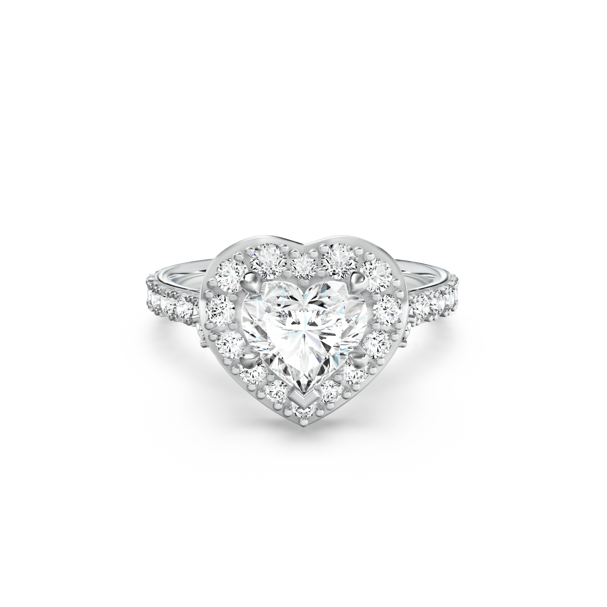 Halo Created Diamond 925 sterling silver Wedding Engagement Halo Ring | eBay