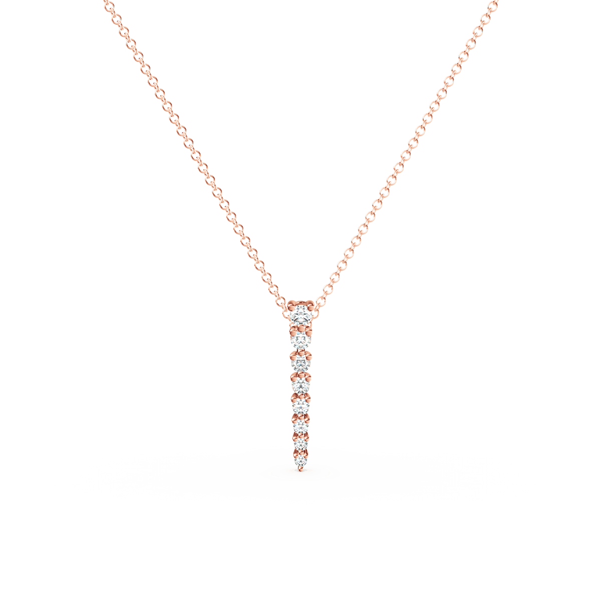 diamond drops necklace