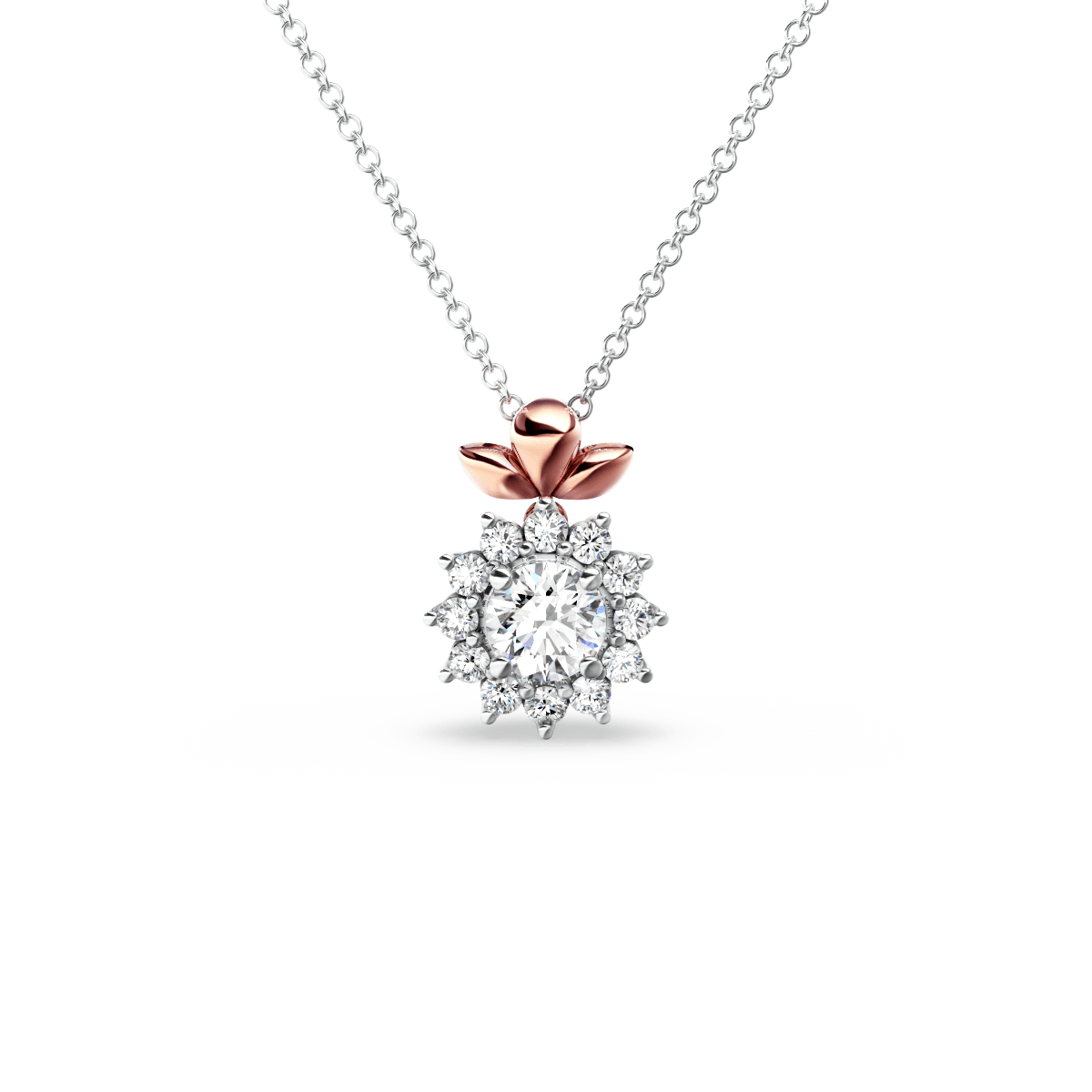 Diamond Necklace, Unique Diamond Cluster Necklace, Natural Brilliant Cut Diamond  Necklace, 0.15 CTW. 7 Diamond Prong Set Necklace, Wedding - Etsy
