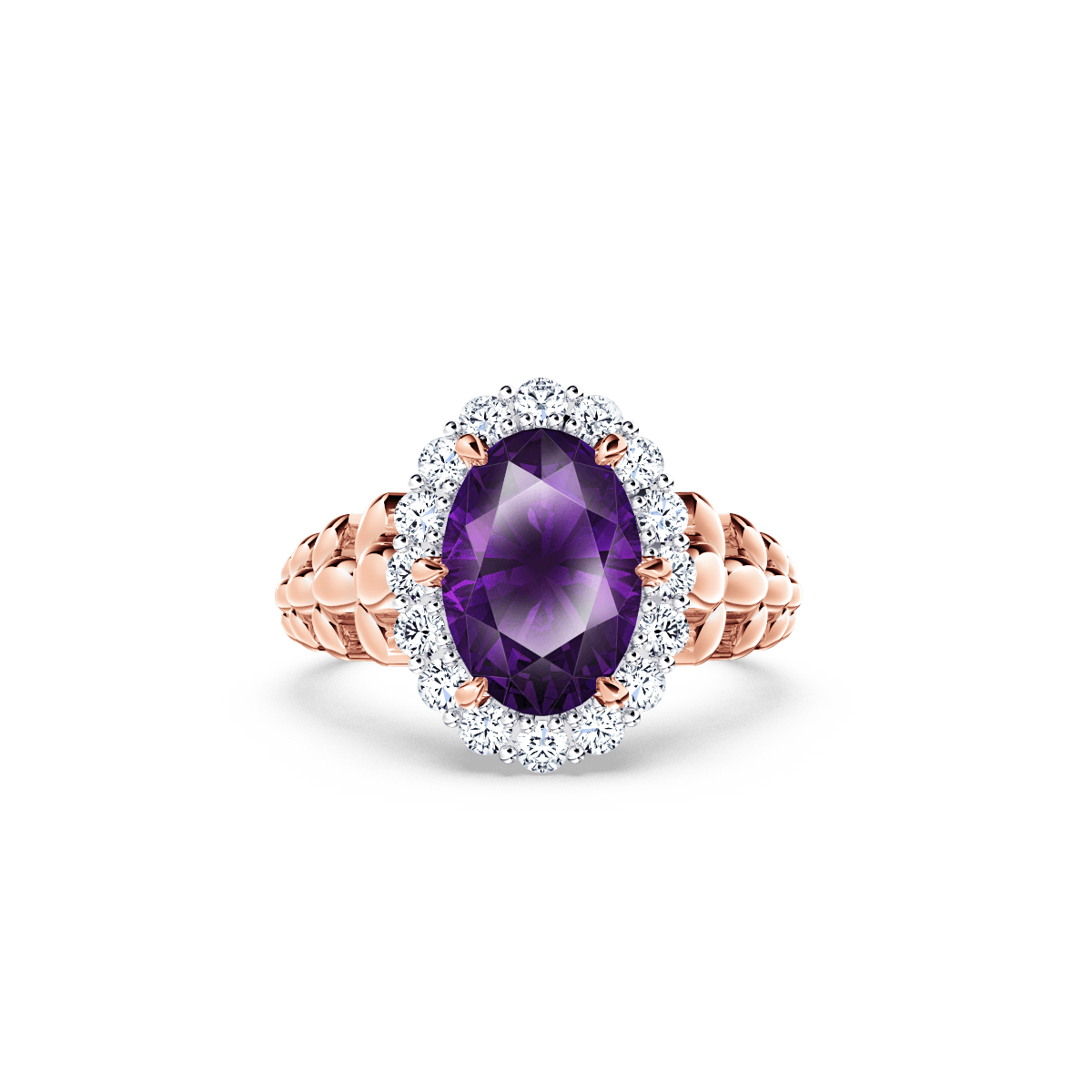 True Love Amethyst Ring Classic 9224AMT 1